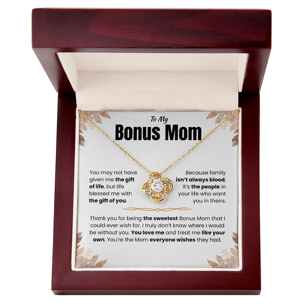 To My Bonus Mom - Love Knot Gift Set - TJ172