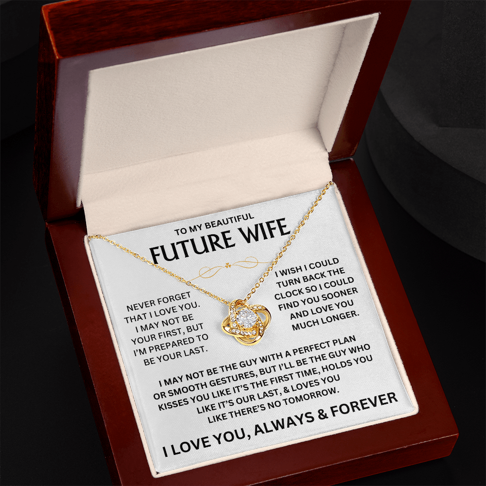 To My Beautiful Future Wife - Love Knot Gift Set - TJ139