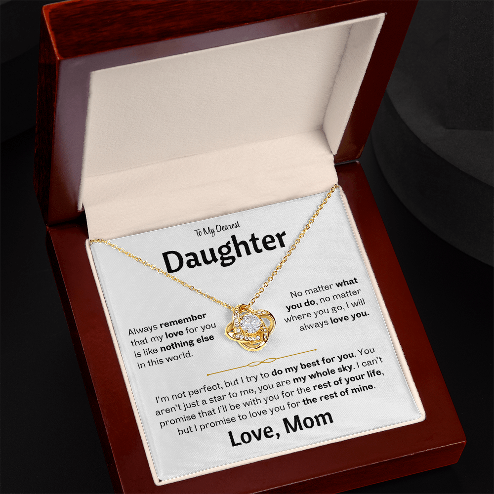 To My Dearest Daughter - Love Knot Gift Set - TJ175