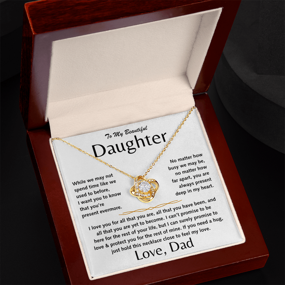 To My Beautiful Daughter - Love Knot Gift Set - TJ157