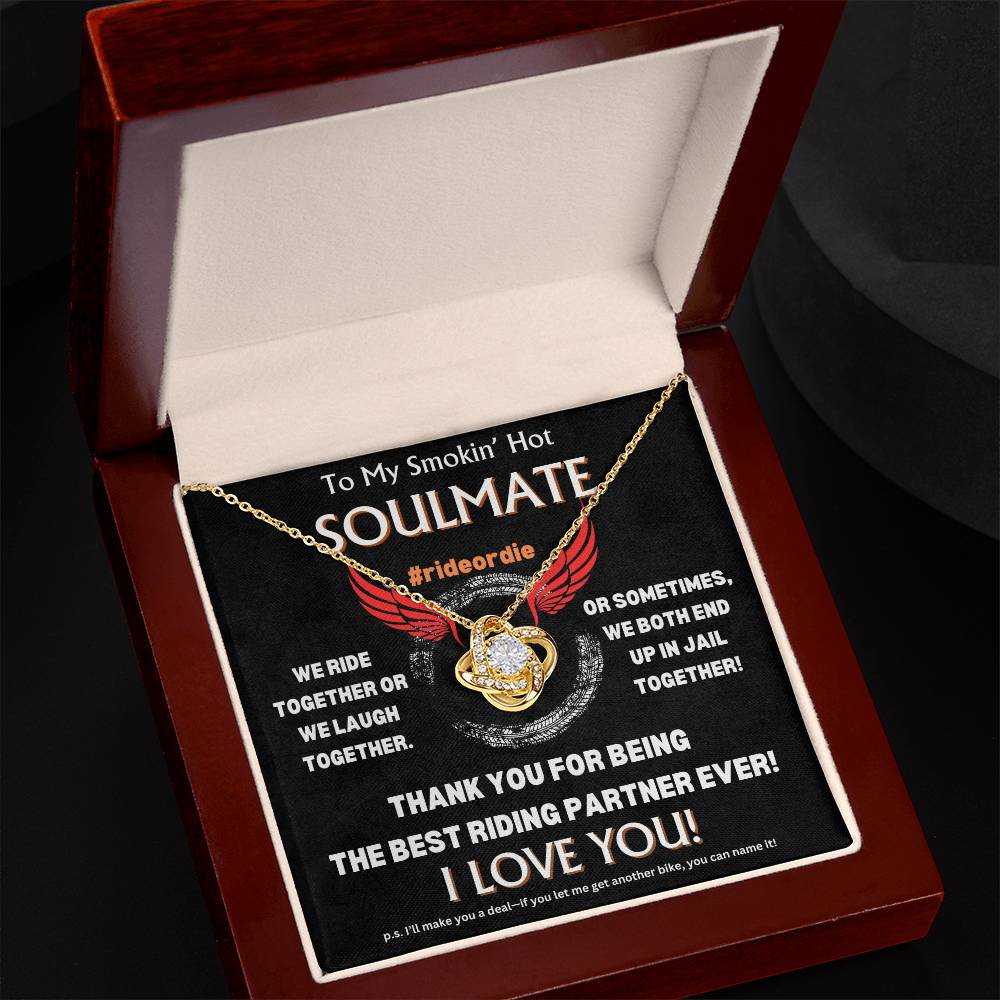 To My Smokin' Hot Soulmate - Love Knot Gift Set - TJ104