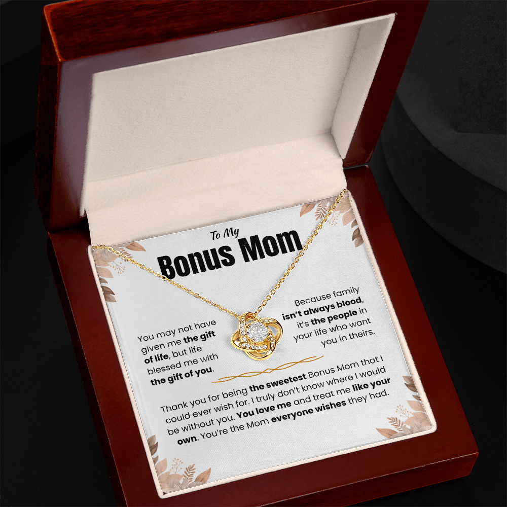 To My Bonus Mom - Love Knot Gift Set - TJ172