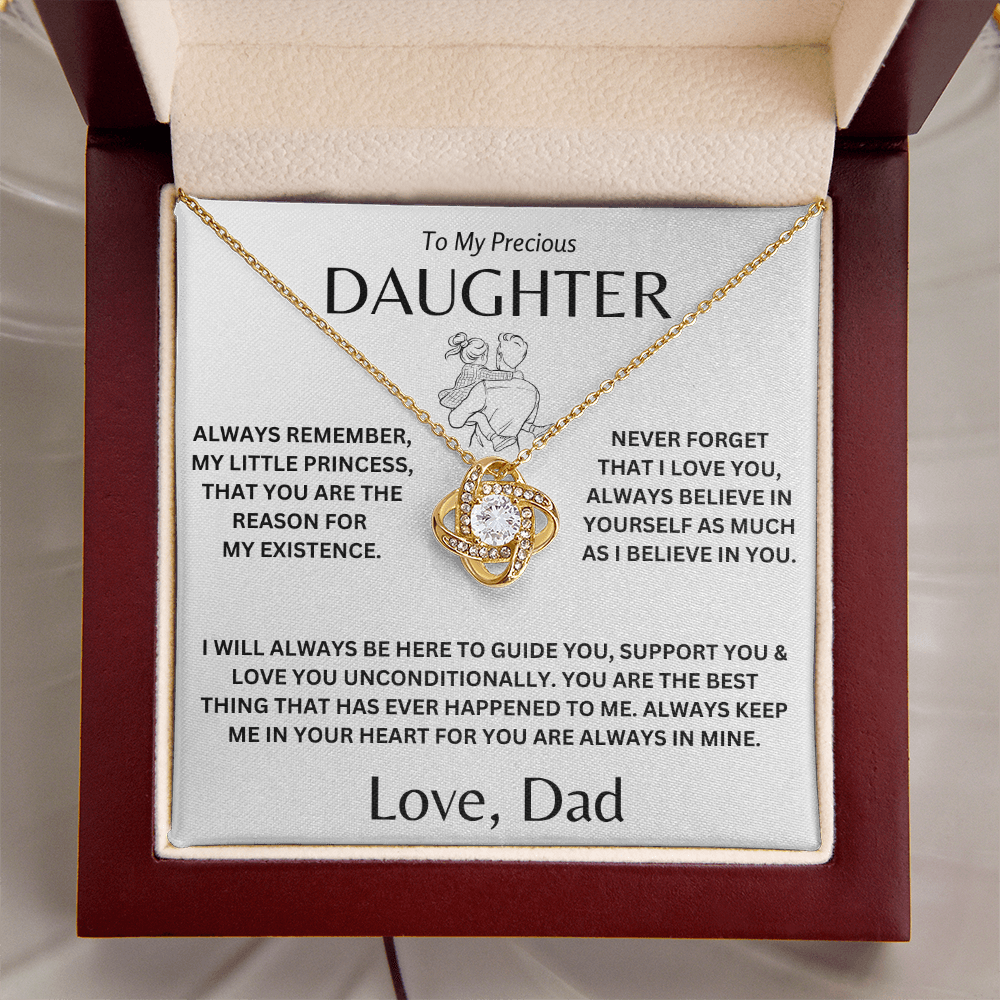 To My Precious Daugther - Love knot Gift Set -TJ141