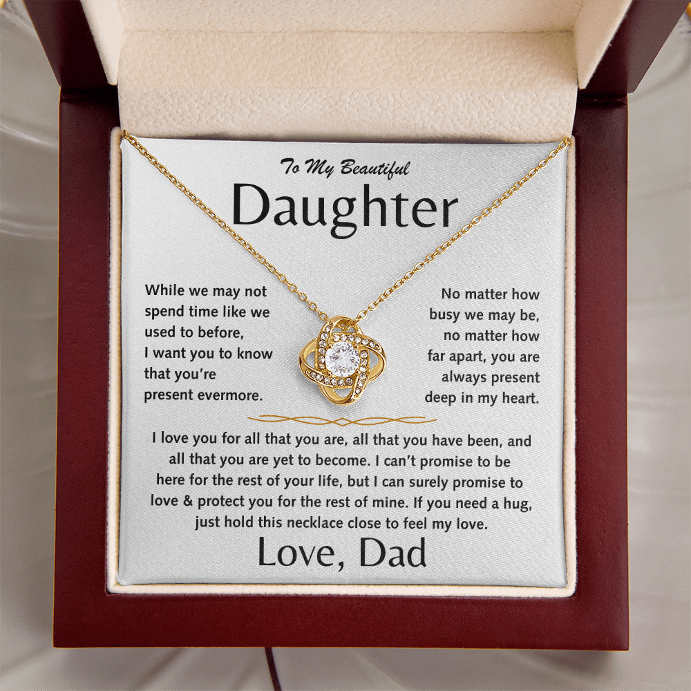 To My Beautiful Daughter - Love Knot Gift Set - TJ157