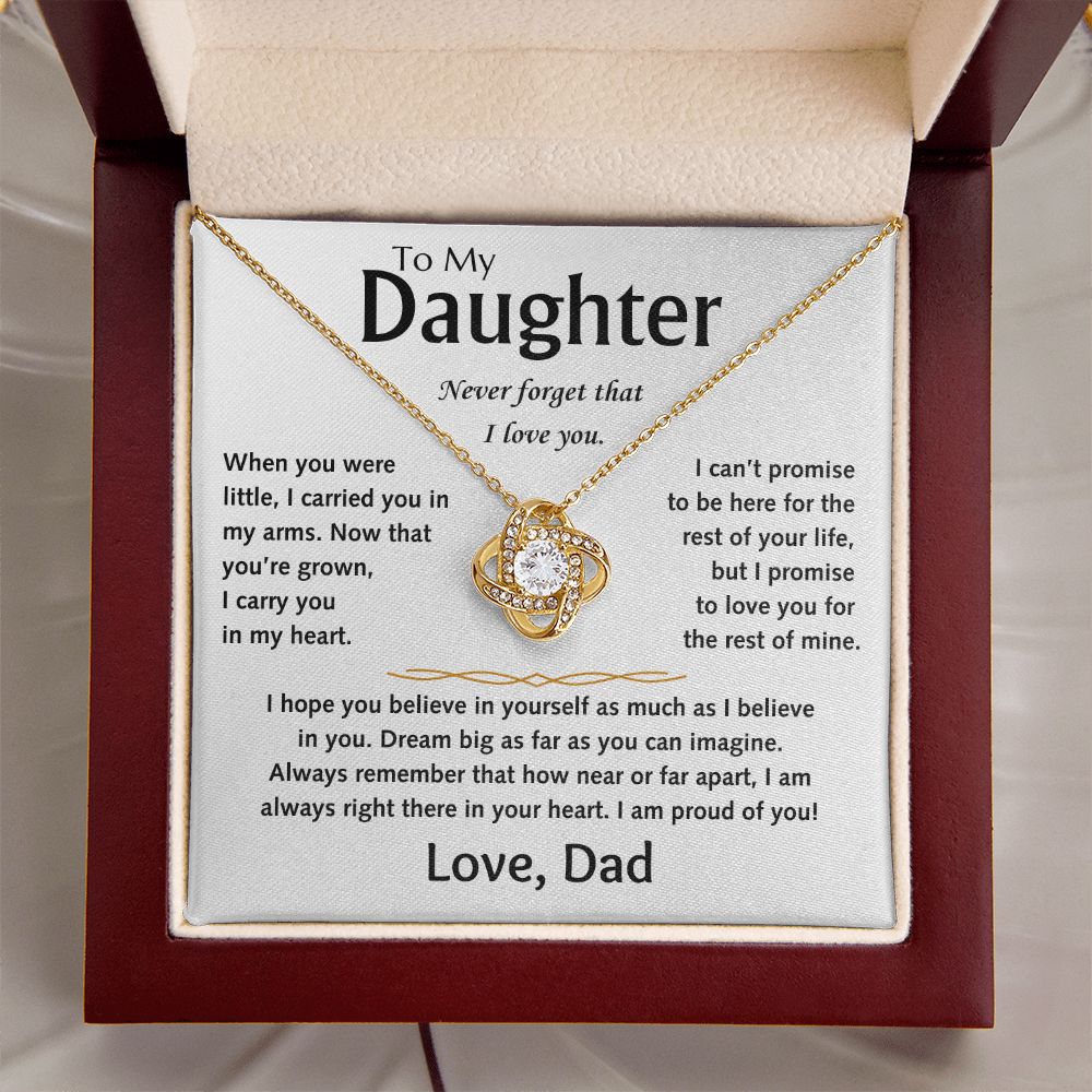 To My Daughter - Love Knot Gift Set - TJ154