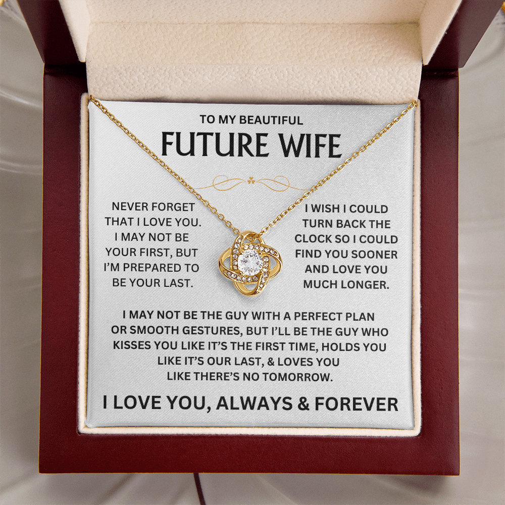 To My Beautiful Future Wife - Love Knot Gift Set - TJ139