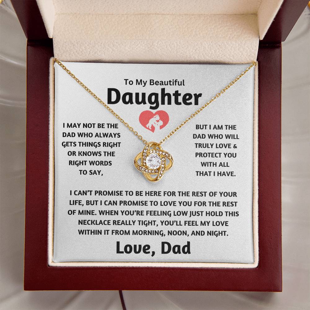 To My Beautiful Daughter - Love Knot Gift Set - TJ132