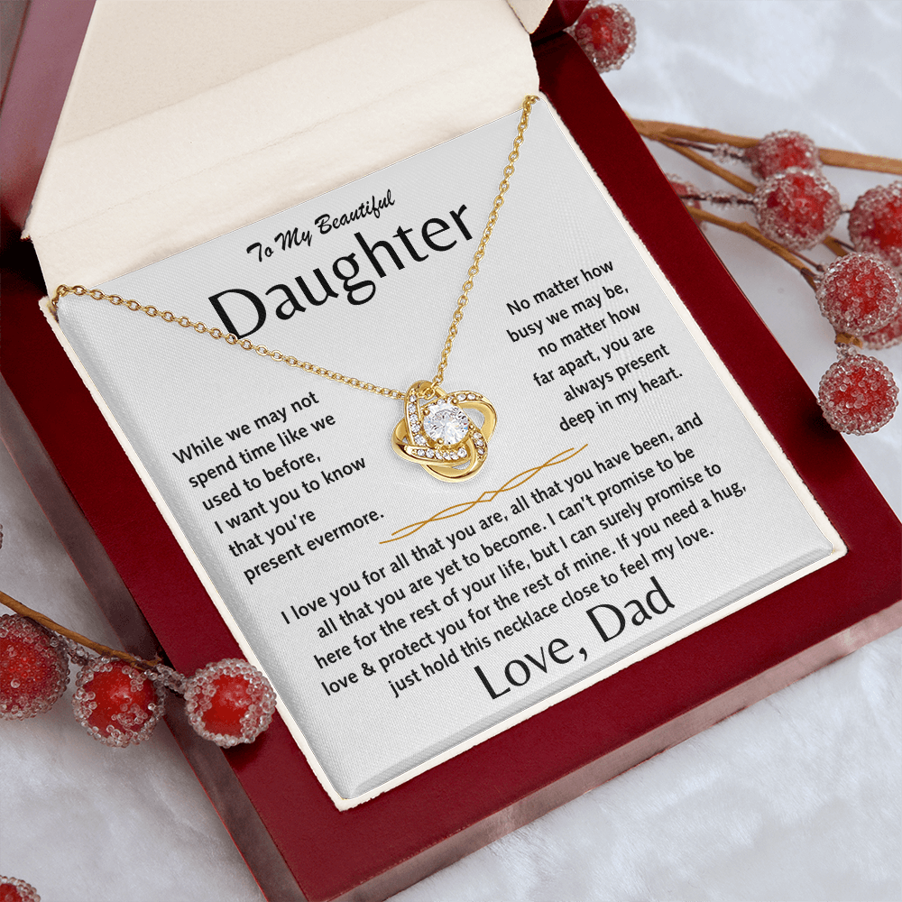 To My Beautiful Daughter - Love Knot Gift Set - TJ157