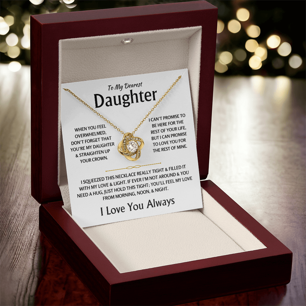 To My Dearest Daughter - Love Knot Gift Set - TJ160