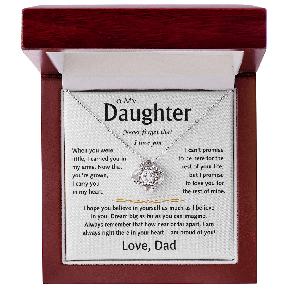 To My Daughter - Love Knot Gift Set - TJ154