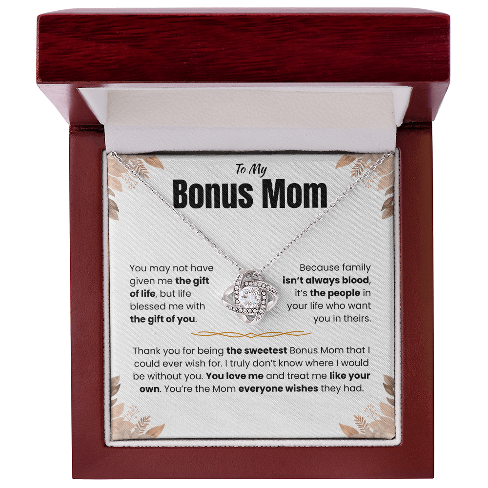 To My Bonus Mom - Love Knot Gift Set - TJ172