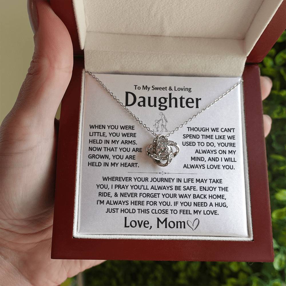 To My Sweet & Loving Daughter - Love Knot Gift Set - TJ118