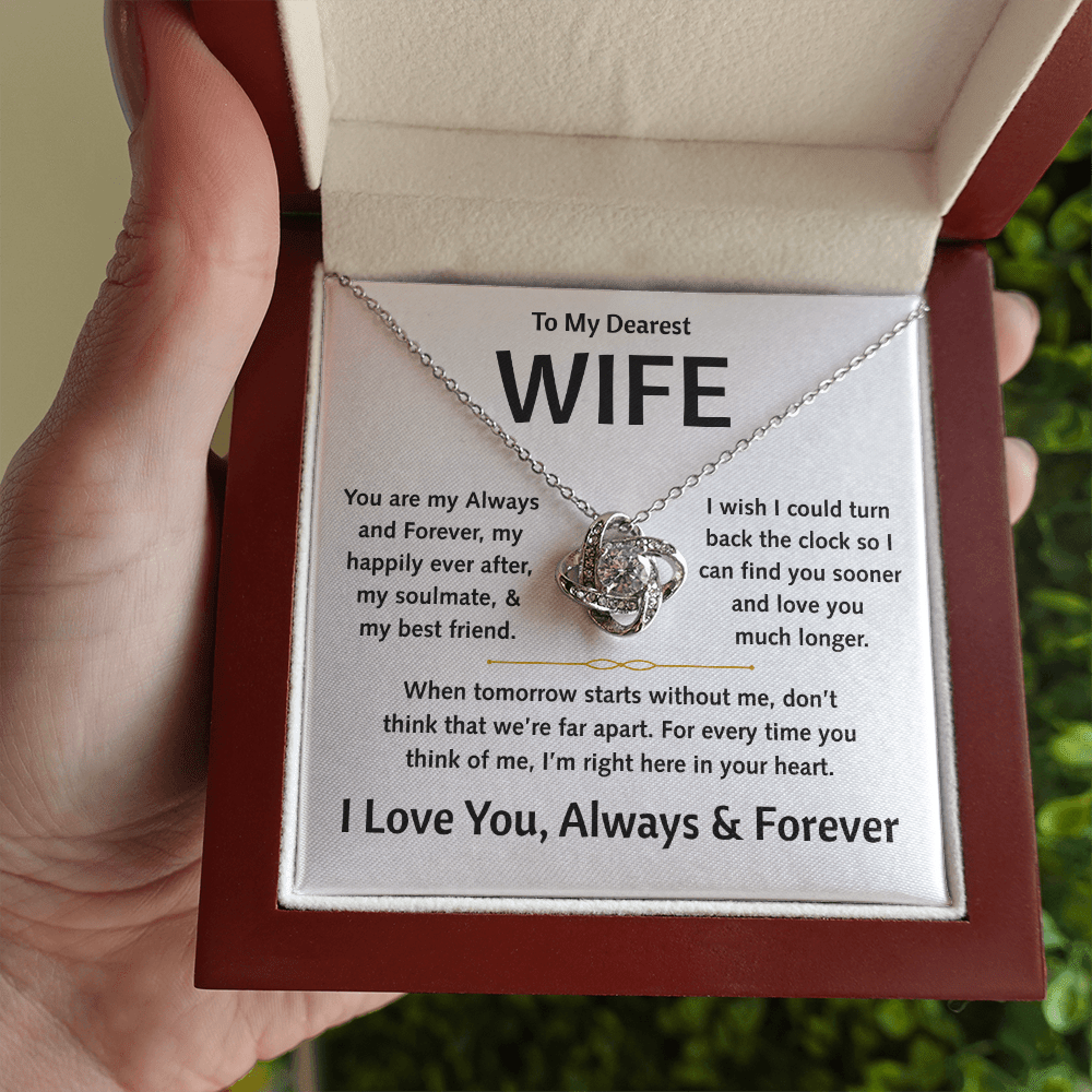 To My Dearest Wife - Love Knot Gift Set - TJ179