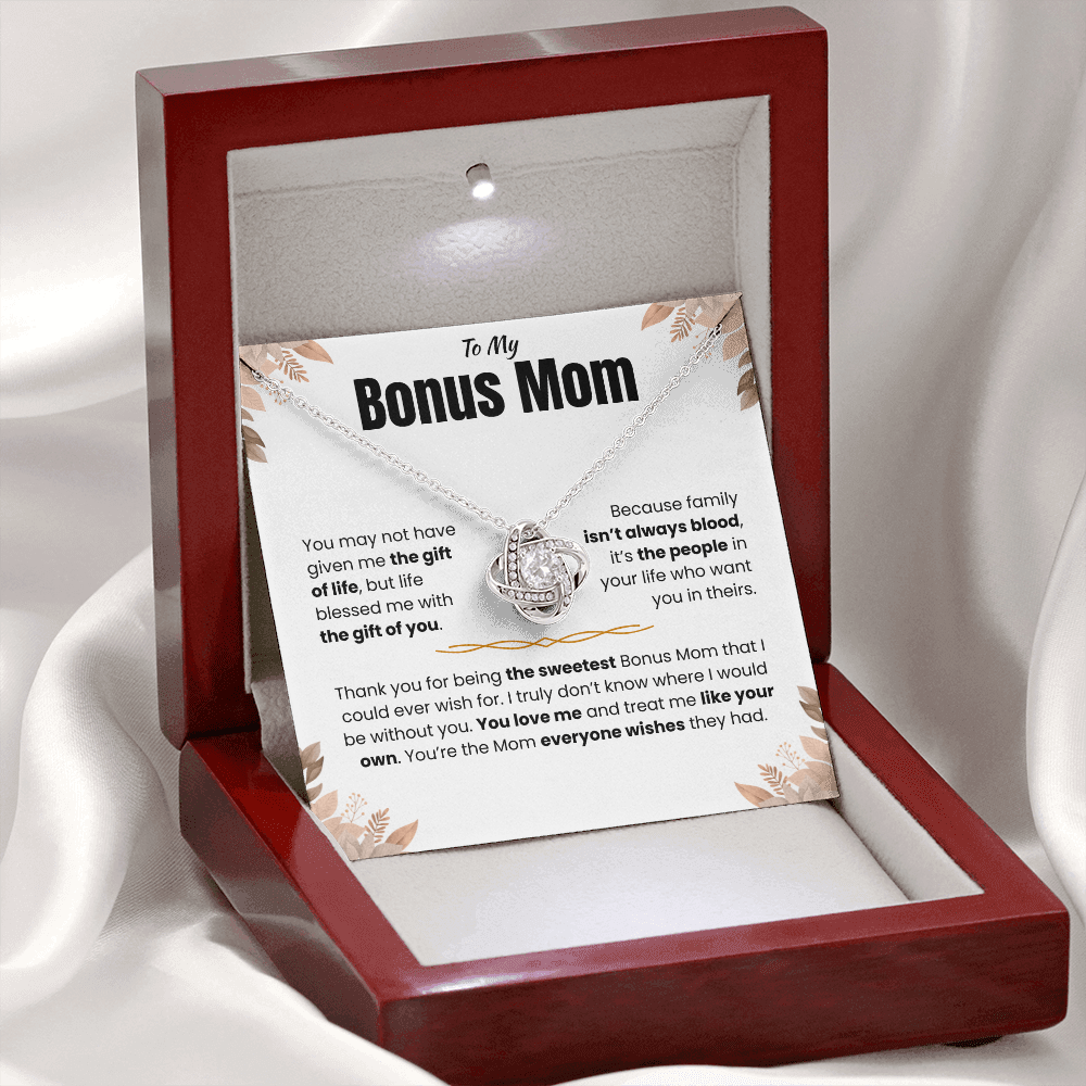 To My Bonus Mom - Love Knot Gift Set - TJ172