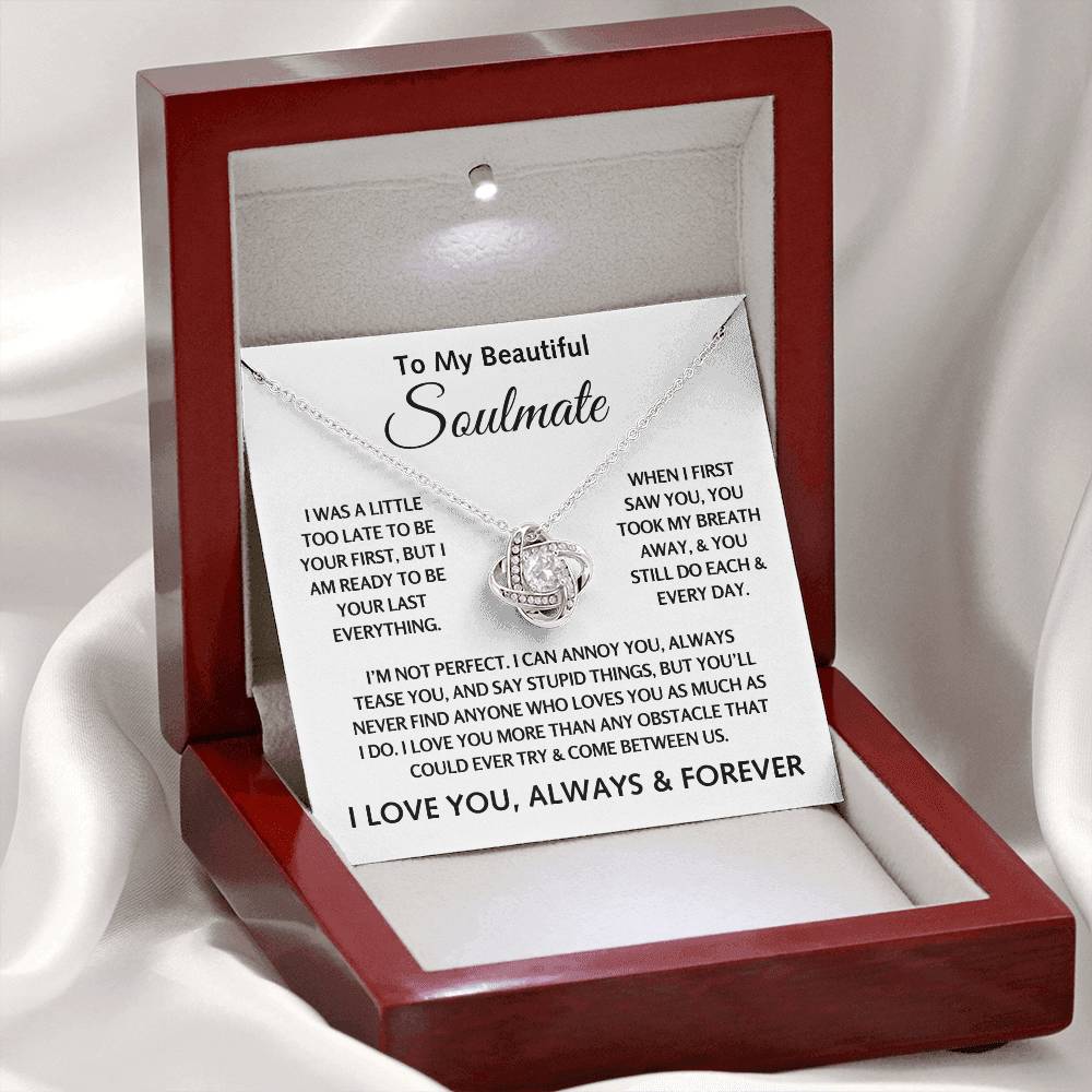 To My Beautiful Soulmate - Love Knot Gift Set - TJ134