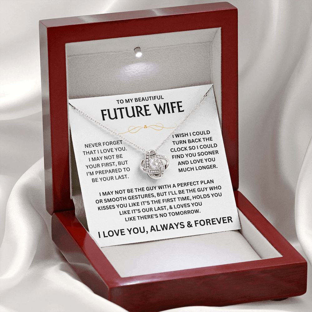 To My Beautiful Future Wife - Love Knot Gift Set - TJ139