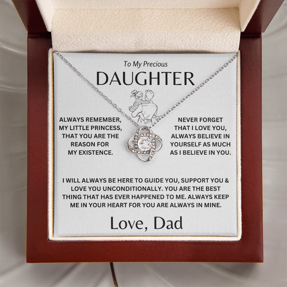 To My Precious Daugther - Love knot Gift Set -TJ141