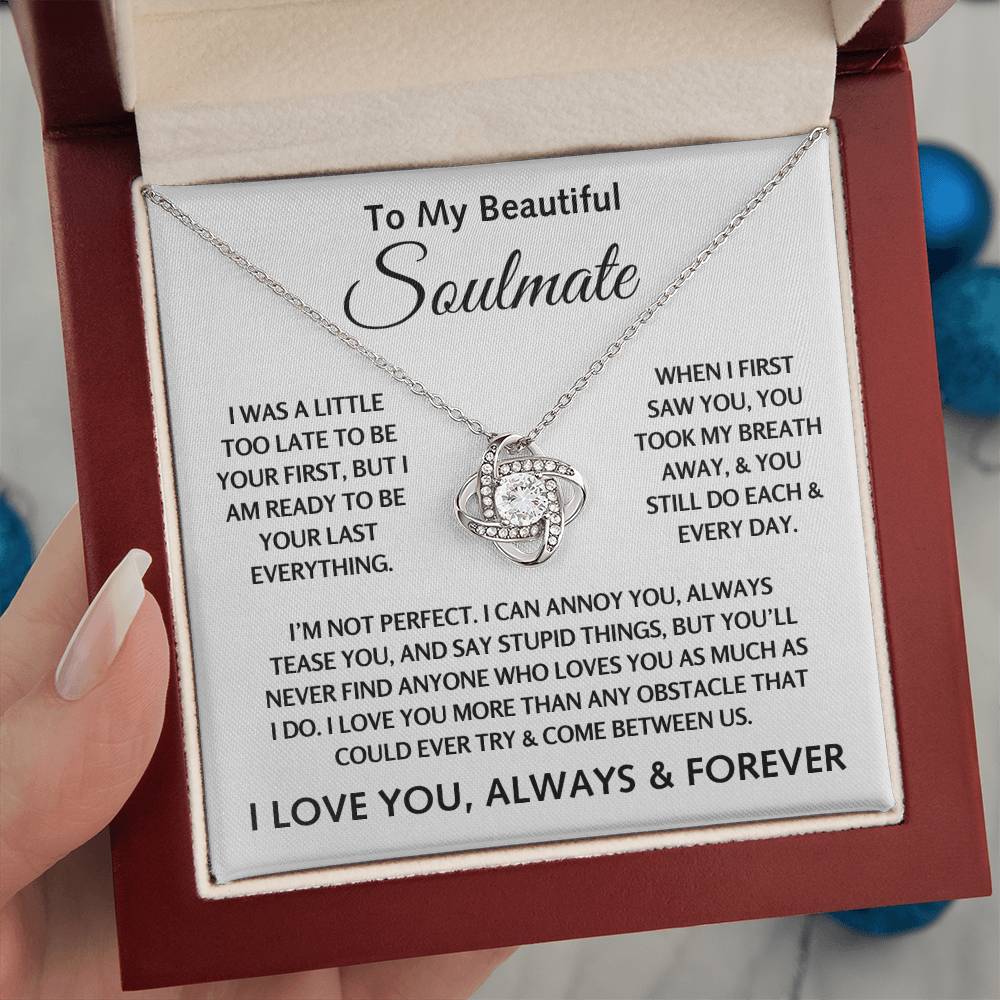 To My Beautiful Soulmate - Love Knot Gift Set - TJ134