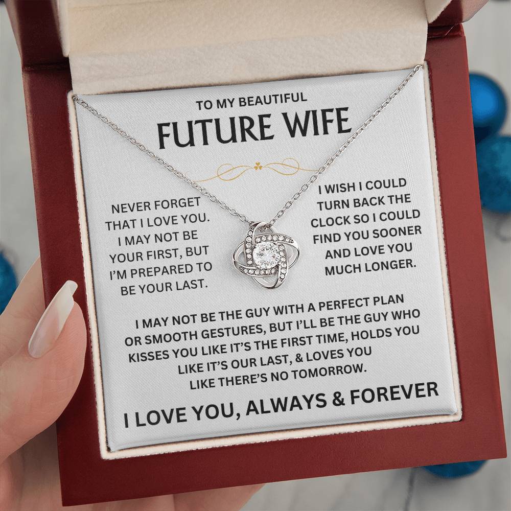 To My Beautiful Future Wife - Love Knot Gift Set - TJ139