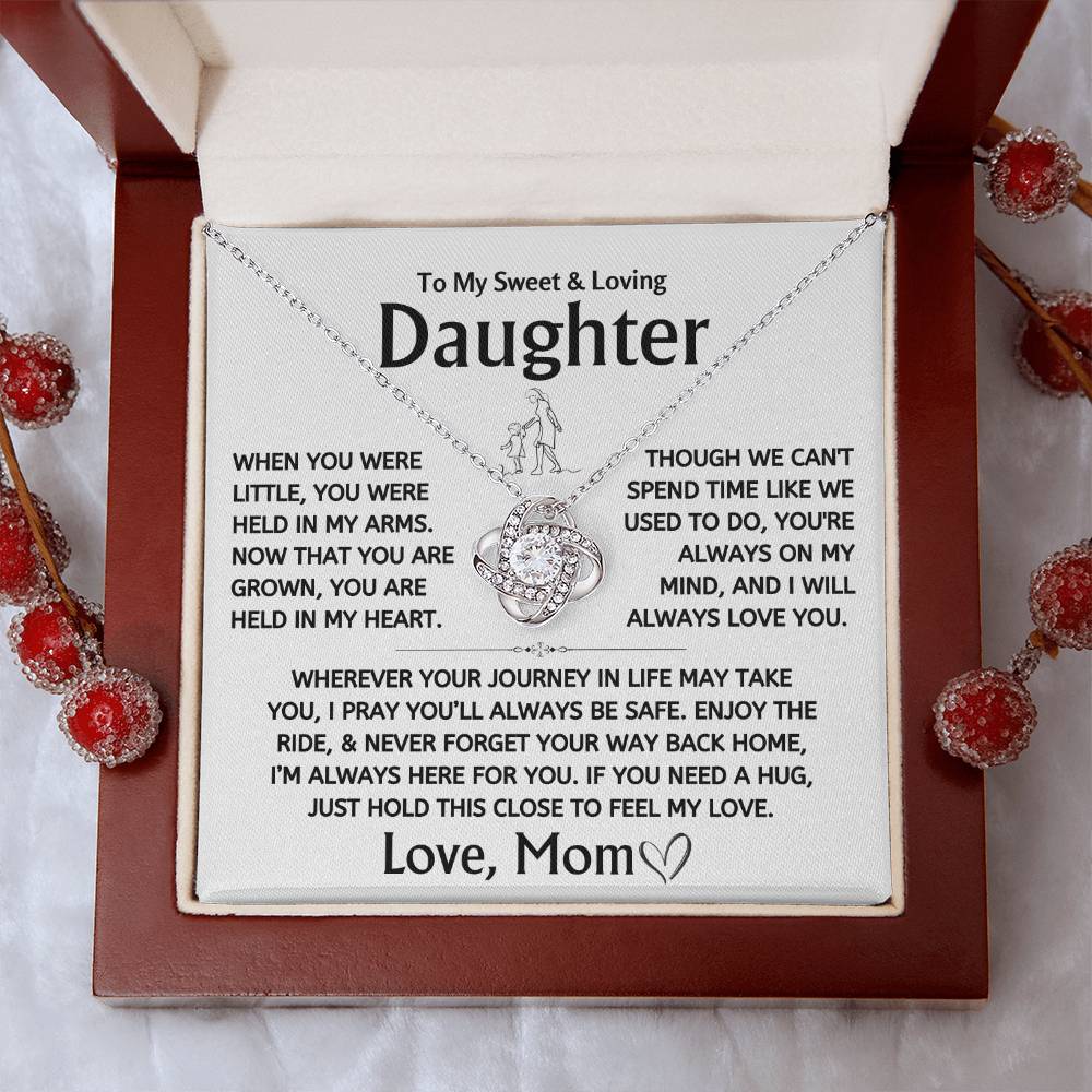 To My Sweet & Loving Daughter - Love Knot Gift Set - TJ118