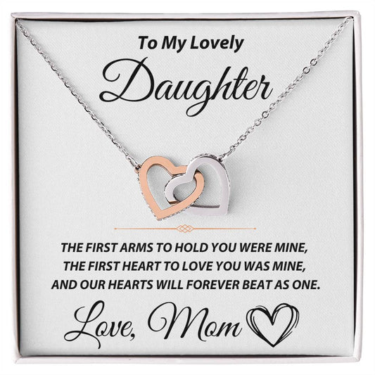 To My Lovely Daughter - Interlocking Hearts Gift Set - TJ100
