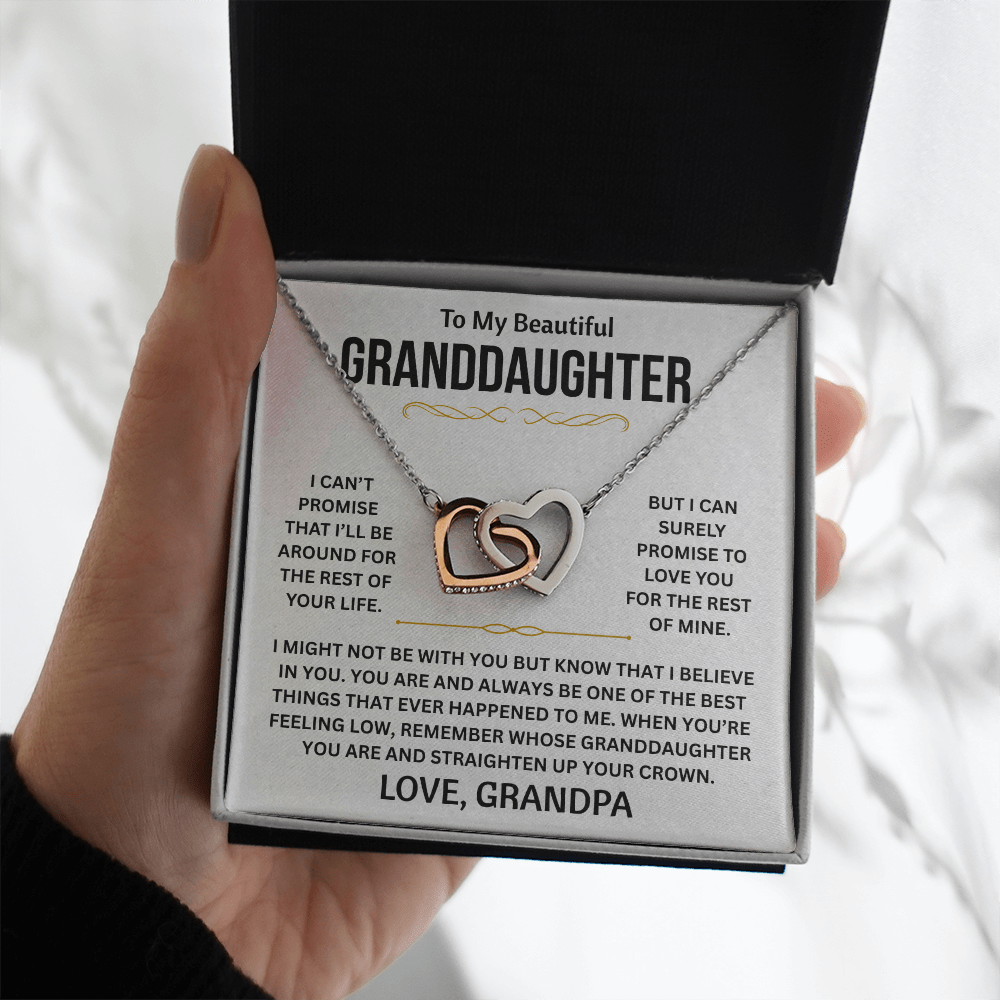 To My Beautiful Granddaughter - Interlocking Hearts Premium Gift Set - TJ191