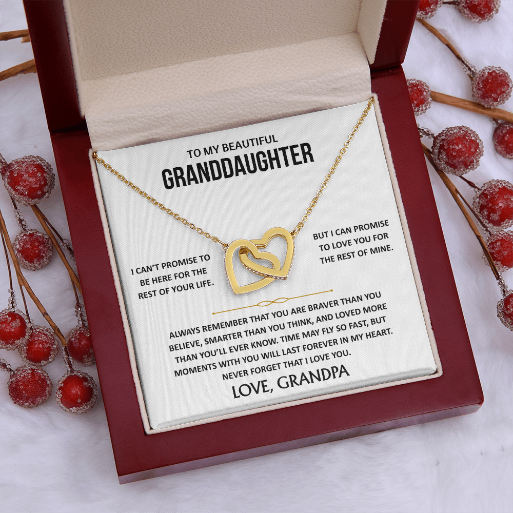 To My Beautiful Granddaughter - Interlocking Hearts Gift Set - TJ189