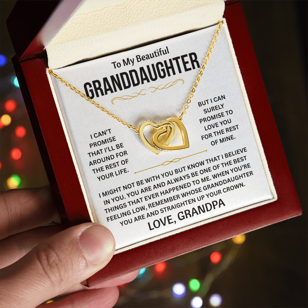 To My Beautiful Granddaughter - Interlocking Hearts Premium Gift Set - TJ191