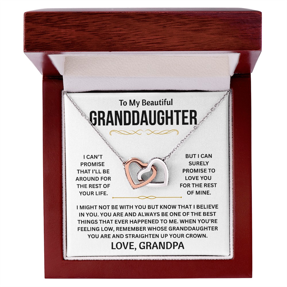 To My Beautiful Granddaughter - Interlocking Hearts Premium Gift Set - TJ191