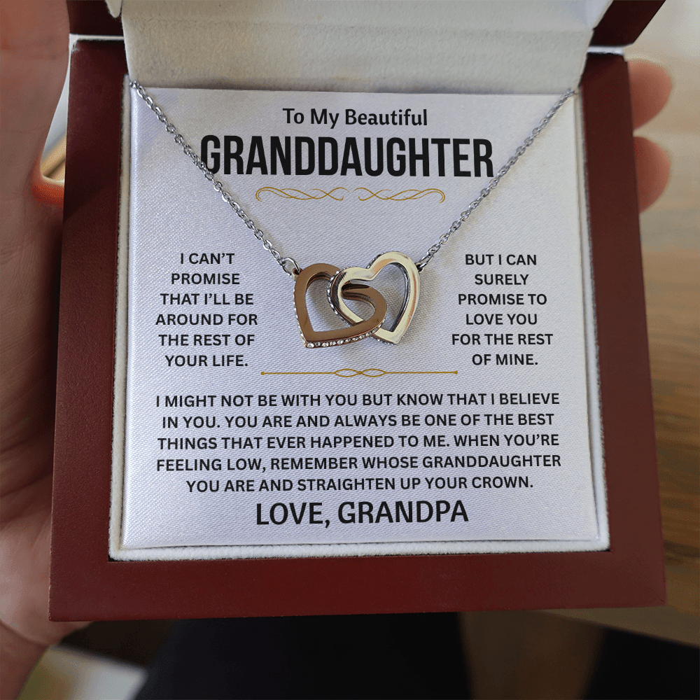 To My Beautiful Granddaughter - Interlocking Hearts Premium Gift Set - TJ191