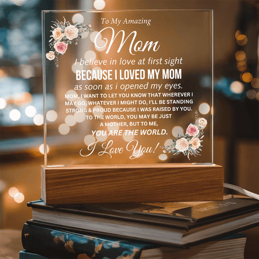 To My Amazing Mom - Acrylic Plaque - TJ164
