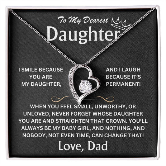 To My Dearest Daughter  - Forever Love Gift Set Personalized - TJ108P