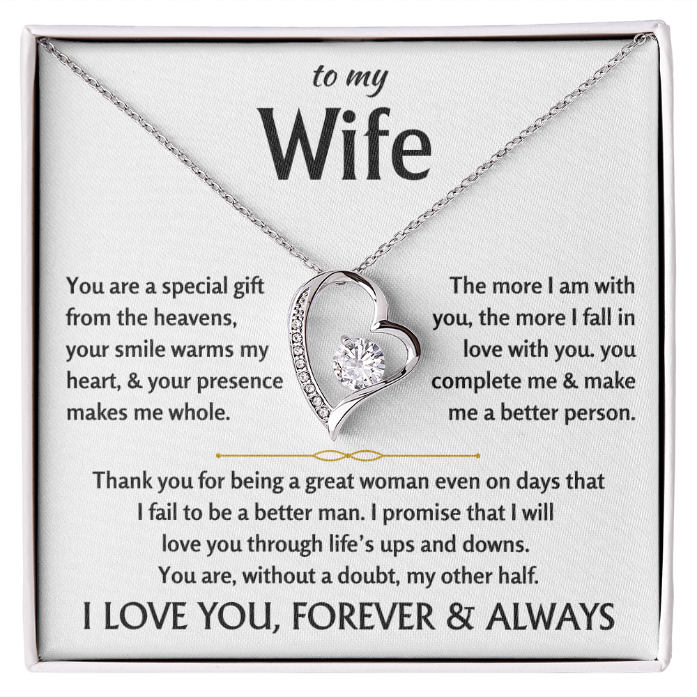 To My Wife - Forever Love Necklace - TJ159