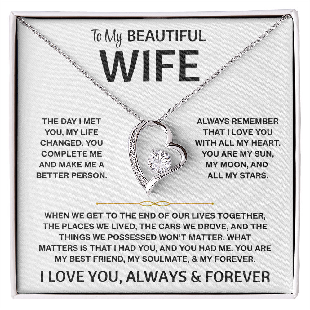 To My Beautiful Wife - Forever Love Gift Set - TJ177