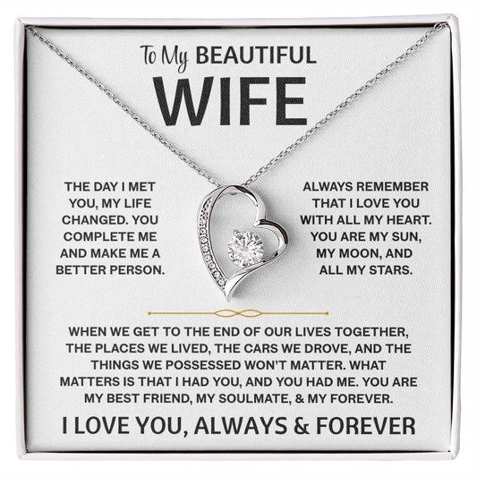 To My Beautiful Wife - Forever Love Gift Set - TJ177