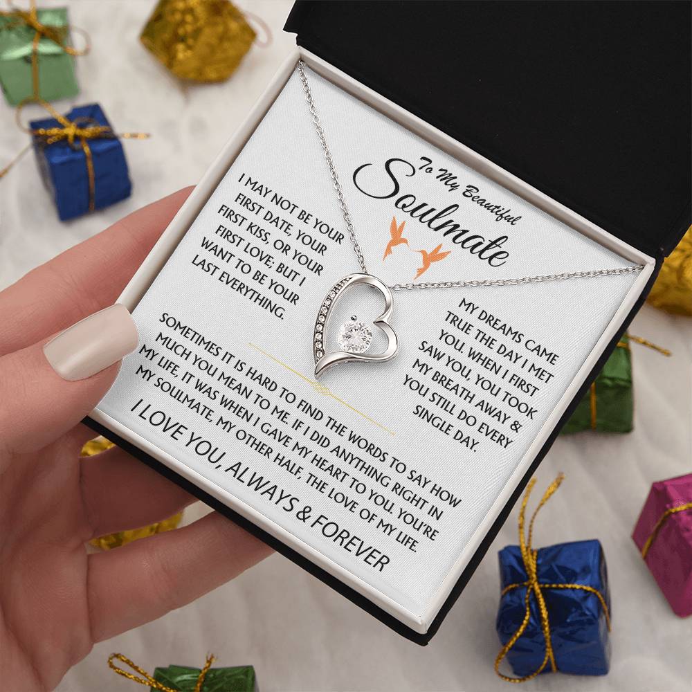 To My Beautiful Soulmate - Forever Love Personalized Gift Set - TJ044V6