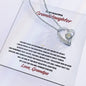 To My Granddaughter, From Grandpa - Forever Love Necklace SP004