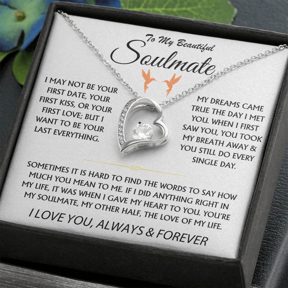 To My Beautiful Soulmate - Forever Love Personalized Gift Set - TJ044V6