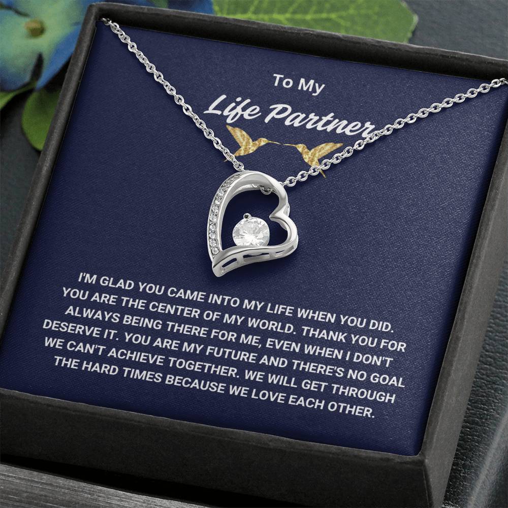 To My Life Partner - Forever Love Necklace - TJ006