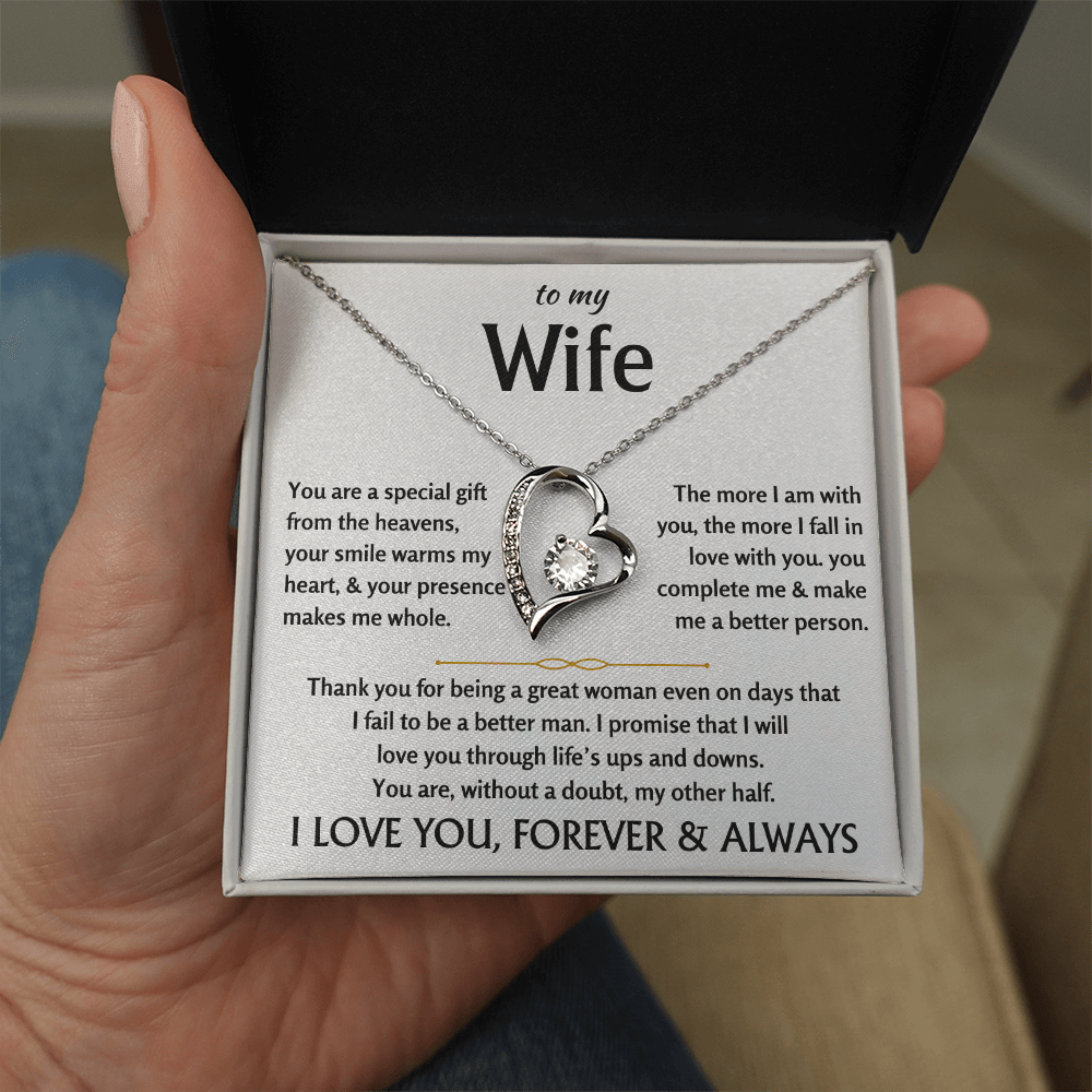 To My Wife - Forever Love Necklace - TJ159