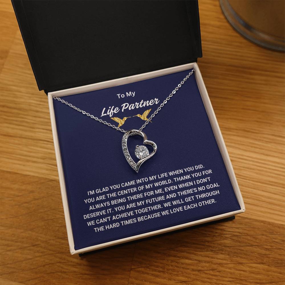To My Life Partner - Forever Love Necklace - TJ006