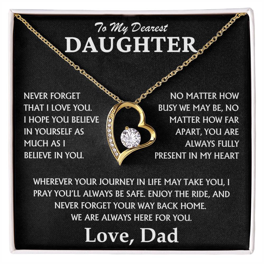 To My Dearest Daughter - Love Dad - Forever Love Gift Set - TJ094
