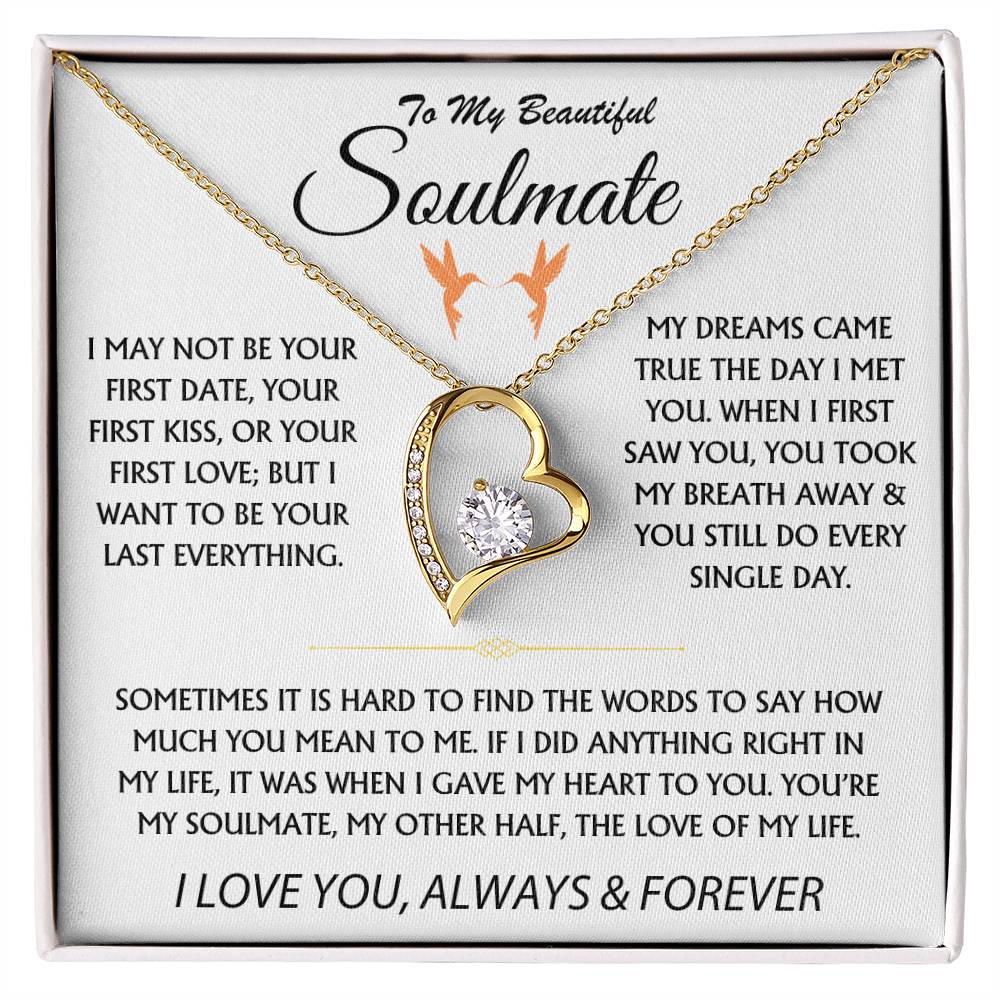To My Beautiful Soulmate - Forever Love Personalized Gift Set - TJ044V6