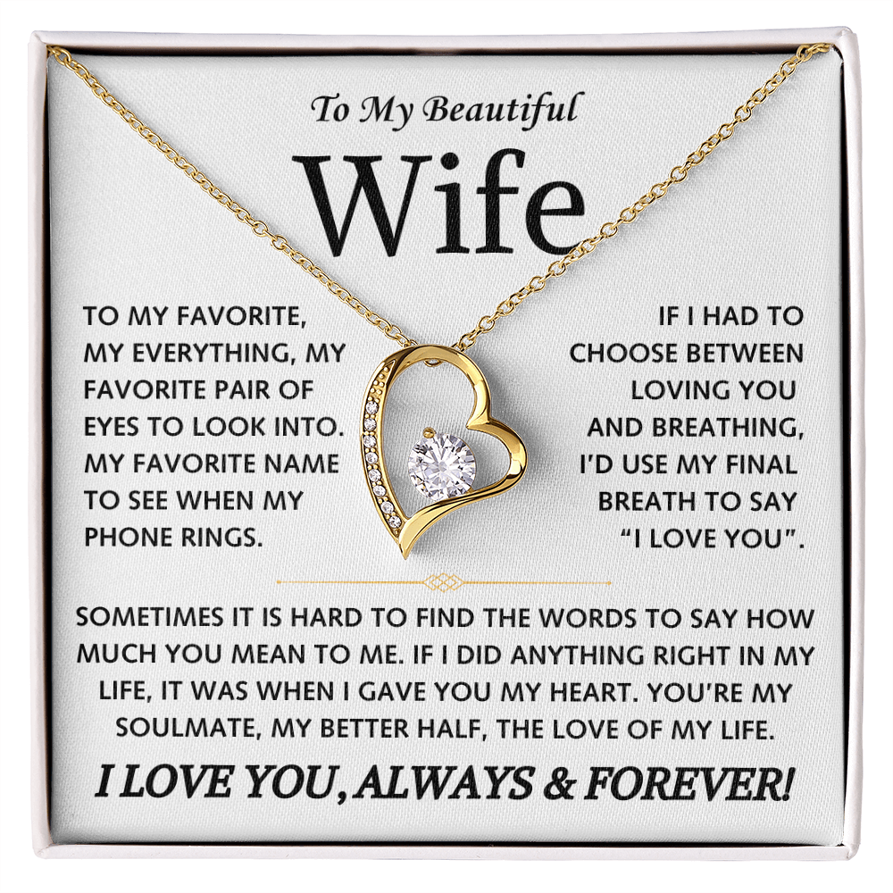 To My Beautiful Wife - Forever Love Gift Set - TJ125