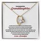 To My Granddaughter, From Grandpa - Forever Love Necklace SP004