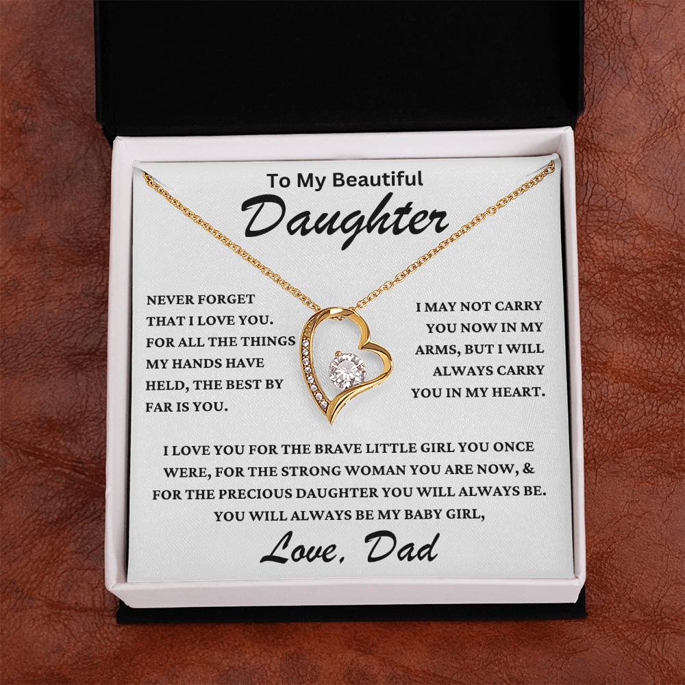 To My Beautiful Daughter - Love Dad - Forever Love Gift Set - TJ089