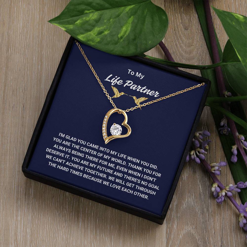To My Life Partner - Forever Love Necklace - TJ006