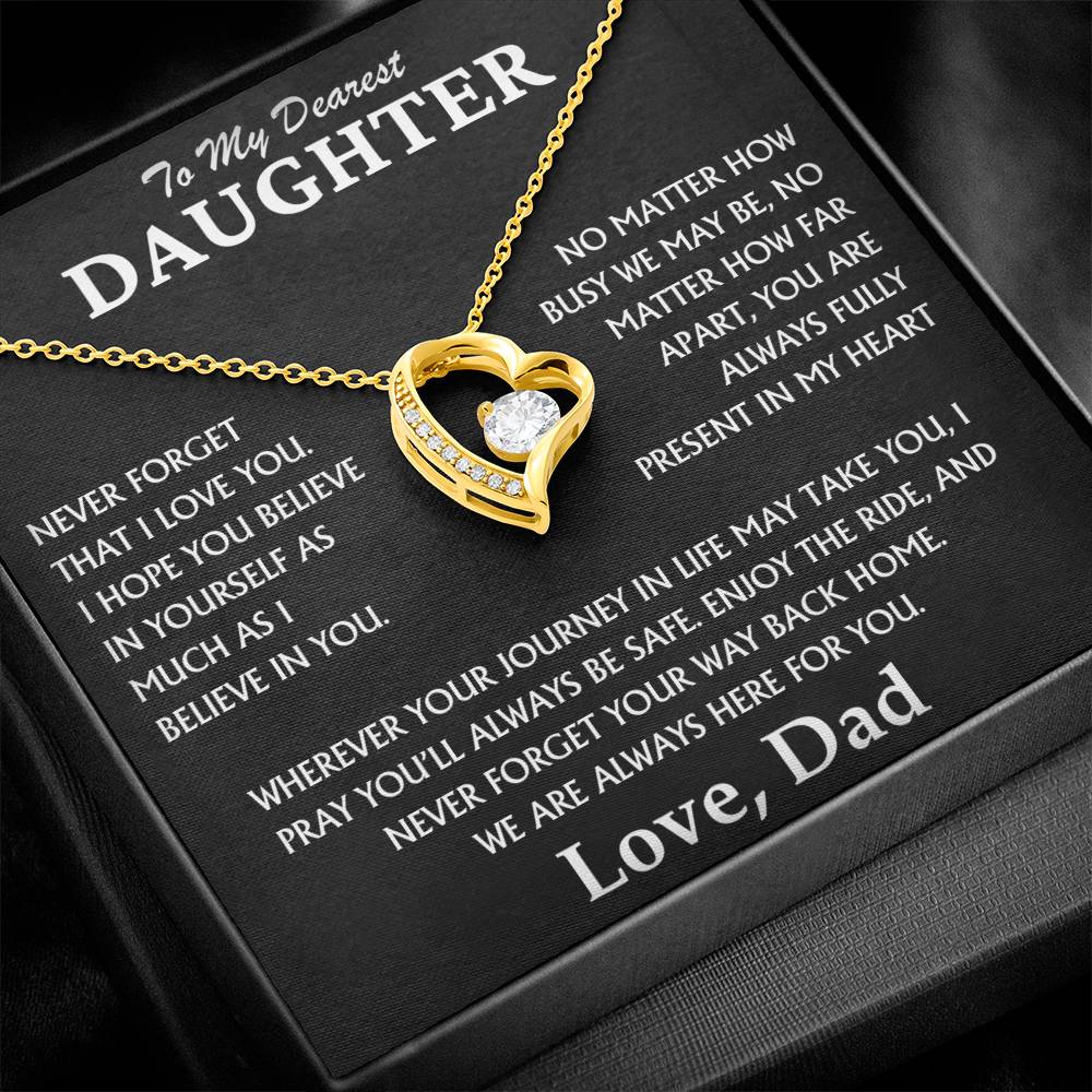 To My Dearest Daughter - Love Dad - Forever Love Gift Set - TJ094