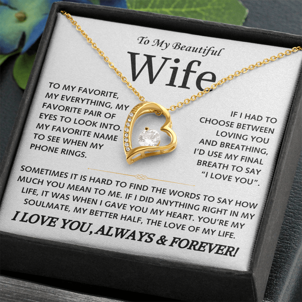 To My Beautiful Wife - Forever Love Gift Set - TJ125