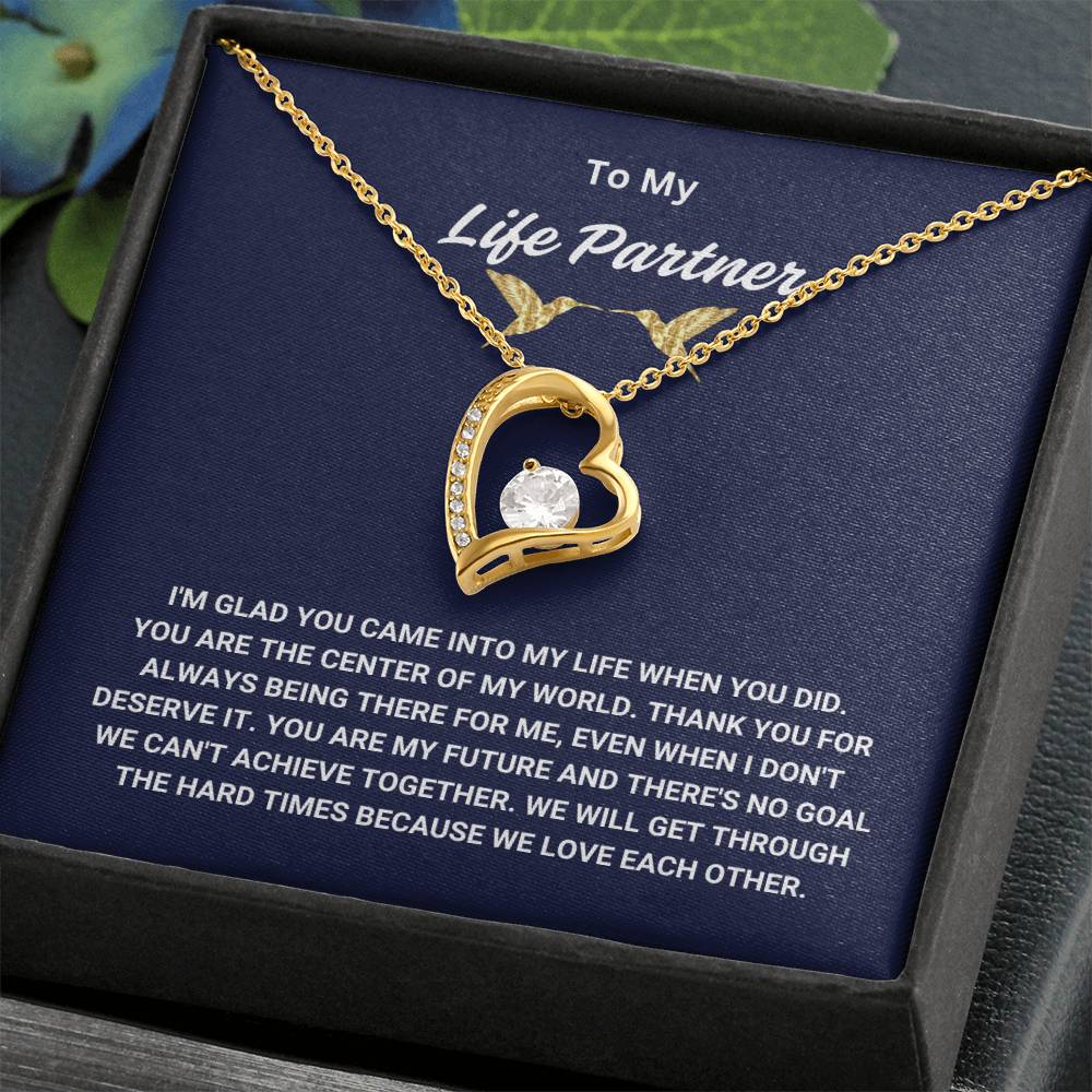 To My Life Partner - Forever Love Necklace - TJ006